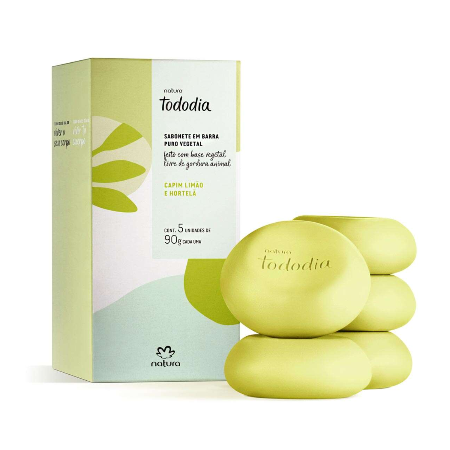Natura Soap Every Day Lemongrass and Mint 5 units of 90g